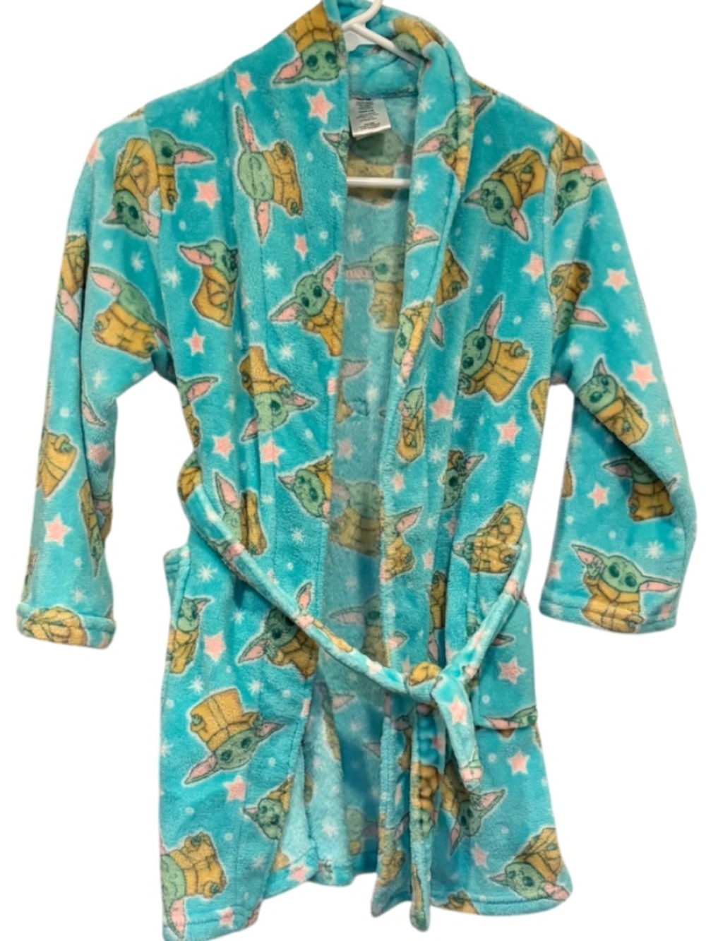 Star Wars Girls Baby Yoda Luxe Plush Pajama Robe